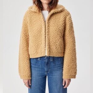 AMO Camel Textured Cardigan